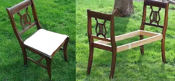 How to make a bench: Original ideas (drawings, photo reports)