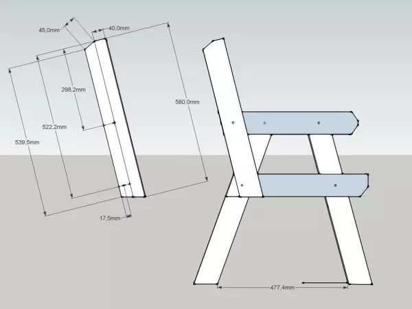 Jak udělat lavičku: originální nápady (kresby, fotky)