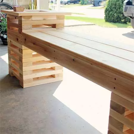 How to make a bench: Original ideas (drawings, photo reports)