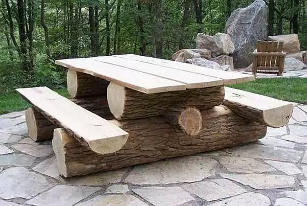 How to make a bench: Original ideas (drawings, photo reports)
