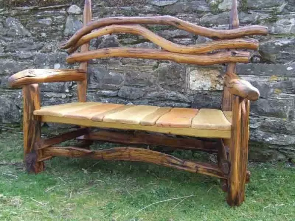 How to make a bench: Original ideas (drawings, photo reports)