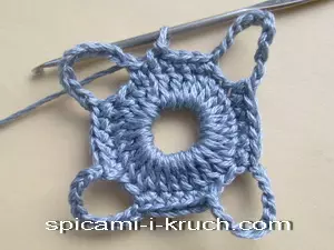 Square Openwork Crochet: Skim dan Keterangan dengan Foto dan Video