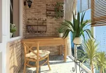 Cozy Balcony sa Provence Style: Malampuson nga Solusyon