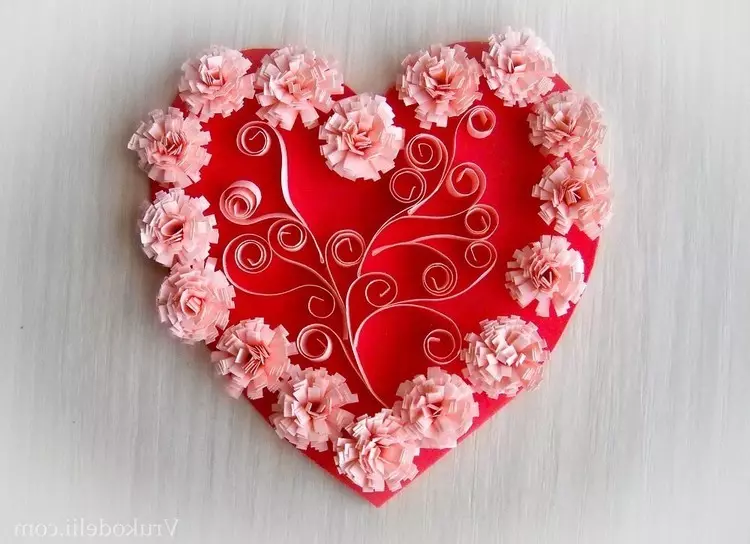 Valentine mnamo Februari 14 na mikono yao wenyewe (picha 43)