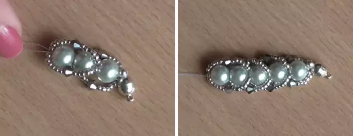 Hur man gör ett armband från pärlor med händerna från en fiskelinje och pärlor med ett videomaterial