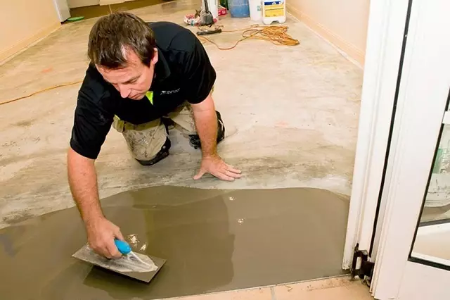 What and how to align the floor under linoleum