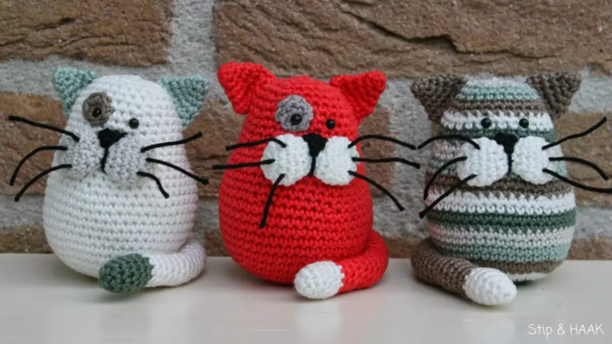 Amigurumi Cats: Esquemas de produtos com fotos e vídeos para iniciantes