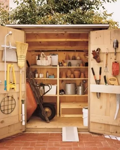 Jak zrobić stodoła w domku: i zorganizuj przechowywanie rzeczy (22 zdjęcia)