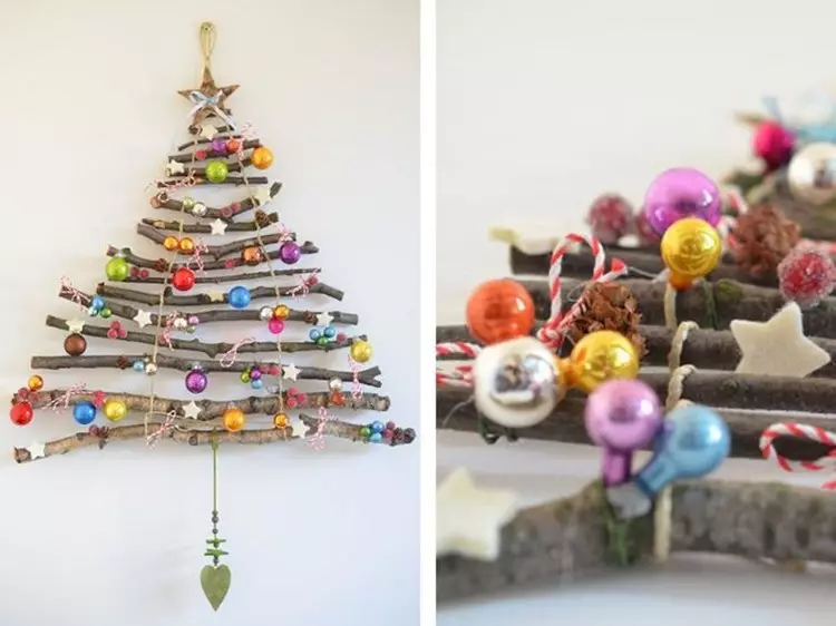De què i com fer un arbre de Nadal per a l'Any Nou (53 fotos)