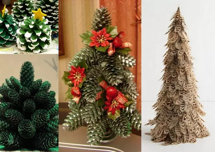 De qué y cómo hacer un árbol de Navidad para el Año Nuevo (53 fotos)