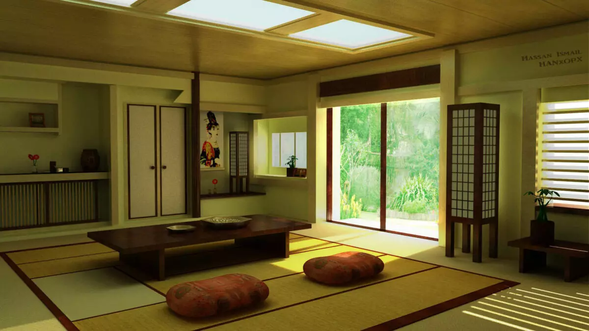 Hvordan arrangerer du et japansk-stil værelse?