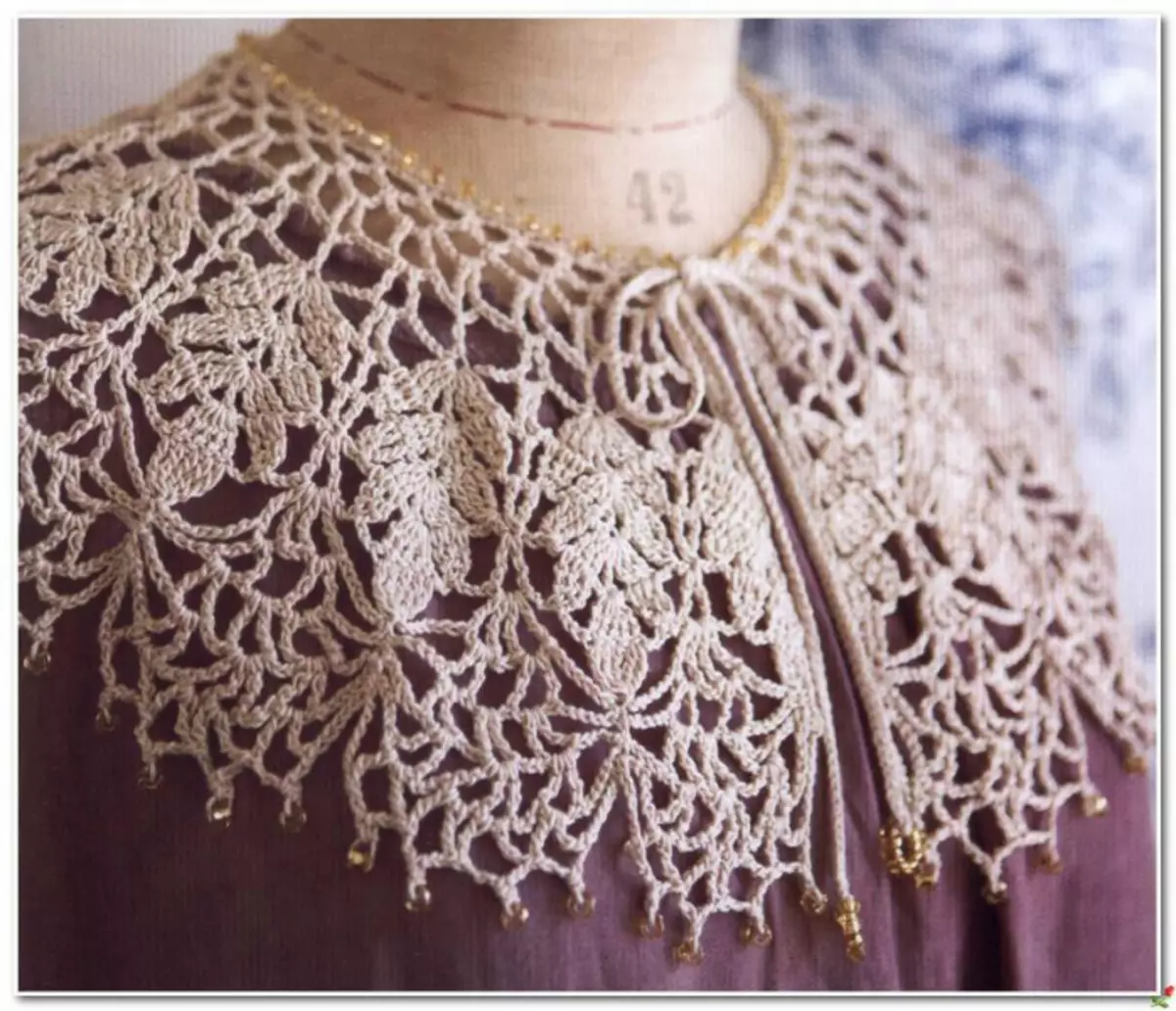 Openwork collar crochet: schemes for the product do it yourself with video