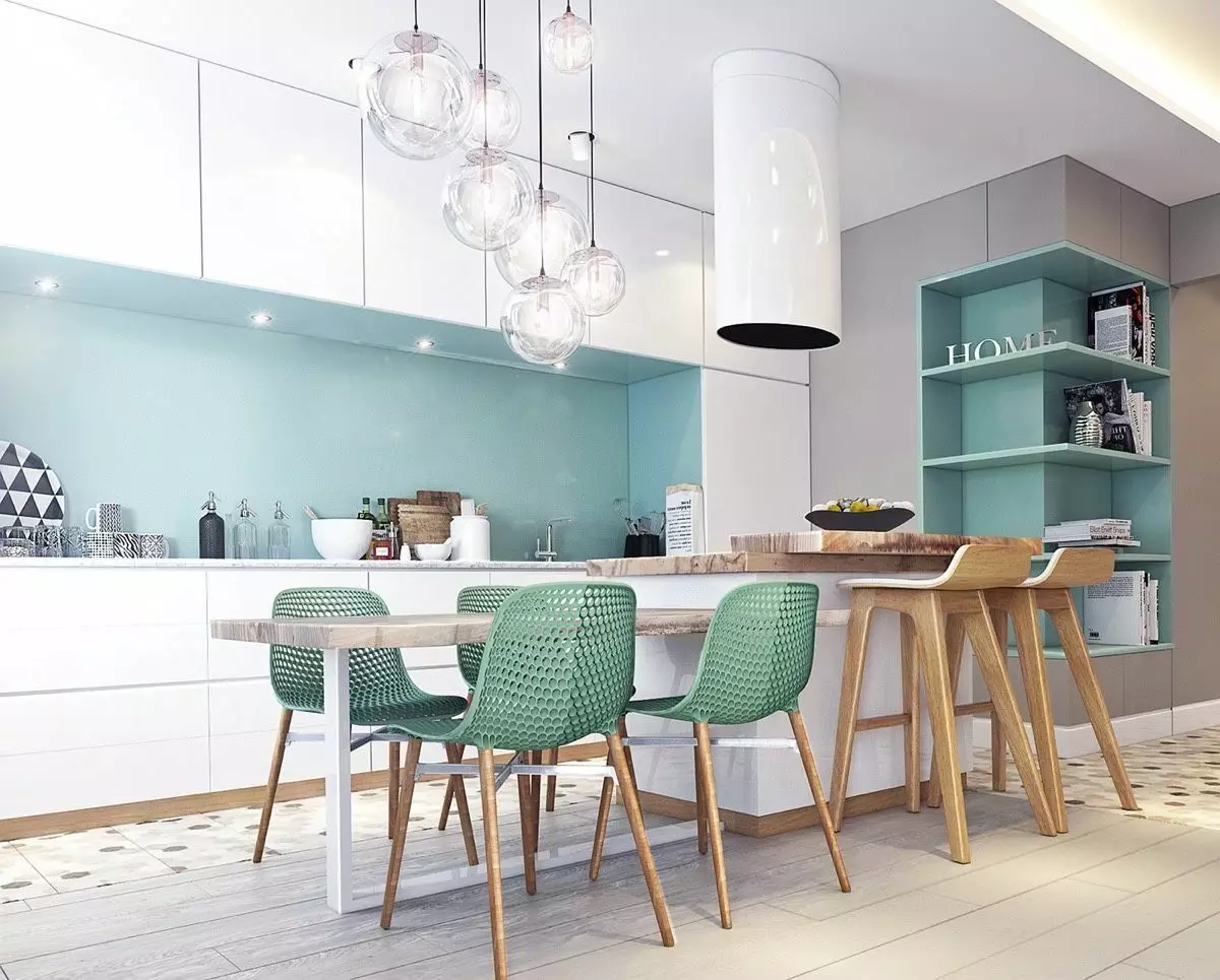 آشپزخانه Fengshui: لوازم خانگی، انتخاب رنگ های رنگی