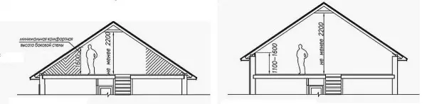 Telhados Dersighted de Casas Privadas: Espécies, Opções, Dispositivo