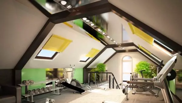 Внатрешноста на таванот од дуплекс и скршен покрив - вашиот сон дизајн!