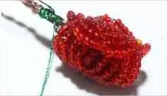 Esi mee rose site na beads maka ndị mbido: Ntuziaka Ntụziaka na eserese na nkuzi vidiyo