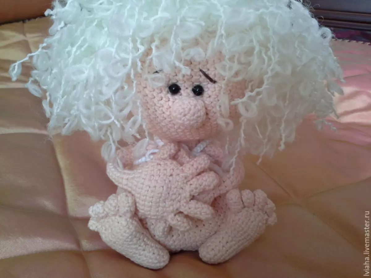 Angel crochet: sơ đồ búp bê cho người mới bắt đầu với mô tả và video