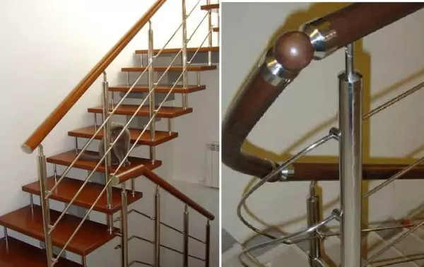 Corrimão escada externo e interno para casa e casa de campo
