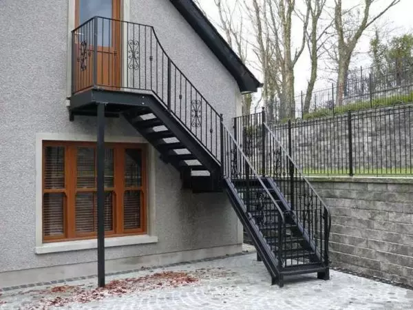 Trap railing extern en intern voor thuis en cottage