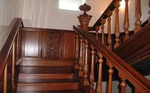 Cầu thang lan can bên ngoài và nội bộ cho nhà và nhà tranh