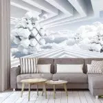 Seina seinamaaling 3D: pädev kasutamine interjööri