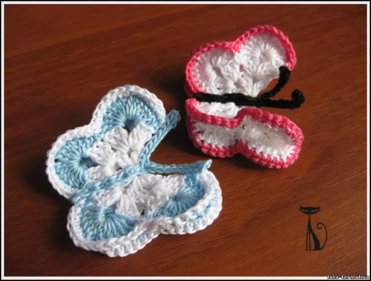 Crochet Butterfly: video lekcije za početnike s fotografijama