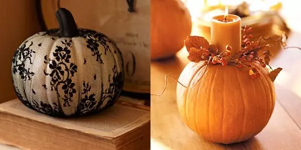 Isu tinoita zvishongo kubva pumpkin yebindu, chivakwa nedzimba nemaoko avo (35 photos)