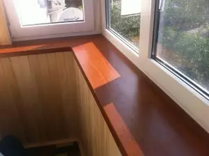 วิธีการติดตั้ง windowsill บนระเบียง