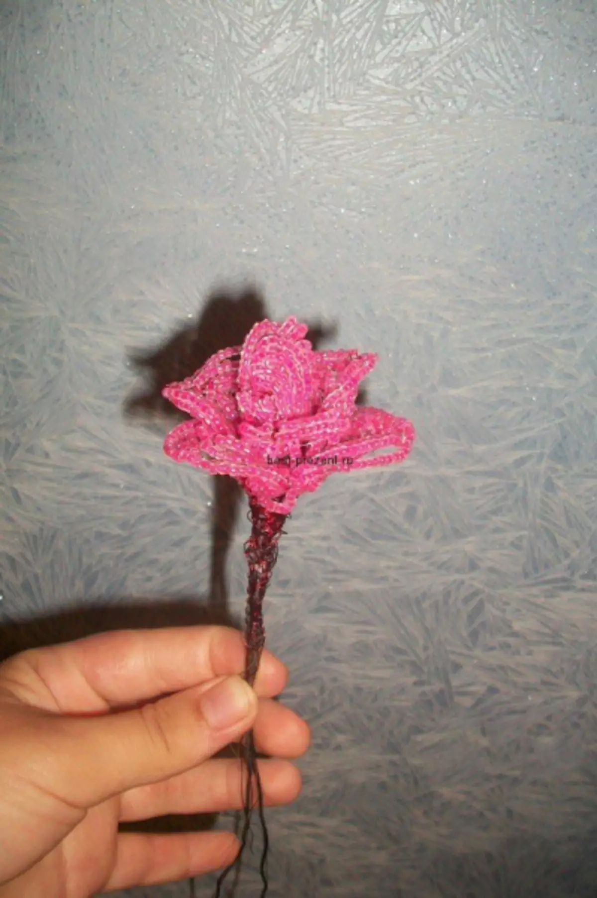 Flores frisadas para iniciantes: esquemas de tecelagem rosas simples com tutoriais em vídeo