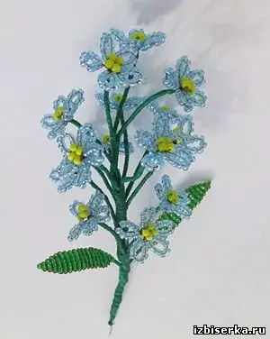 Kembang manik kanggo pamula: skema tenun mawar sing gampang nganggo tutorial video