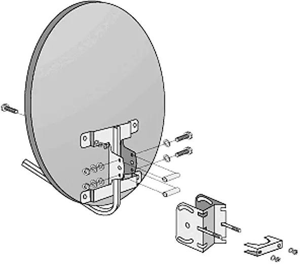 Enstalasyon nan antèn satelit