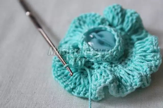 Brooch Crochet: skema lan deskripsi nganggo kelas master lan video