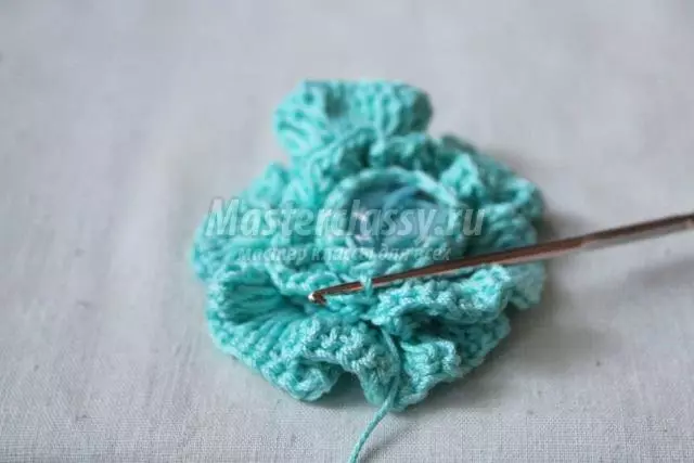 Crochet Brooch: ແຜນການແລະຄໍາອະທິບາຍກັບຫ້ອງຮຽນຕົ້ນສະບັບແລະວິດີໂອ