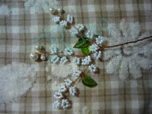 Darasa la Mwalimu juu ya miti ya bead: picha na video juu ya weaving wisteria na kuni lulu