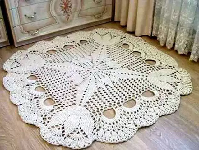 Square Crochet mats. پىلان