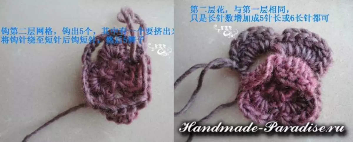 Ruva shawl crochet. Master Class