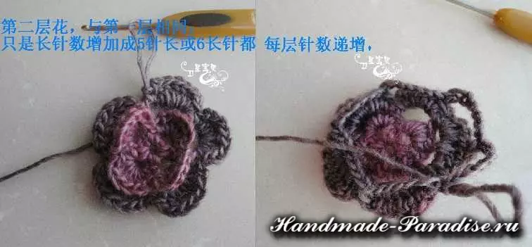 Flower shawl crochet. Kilasi tituntosi