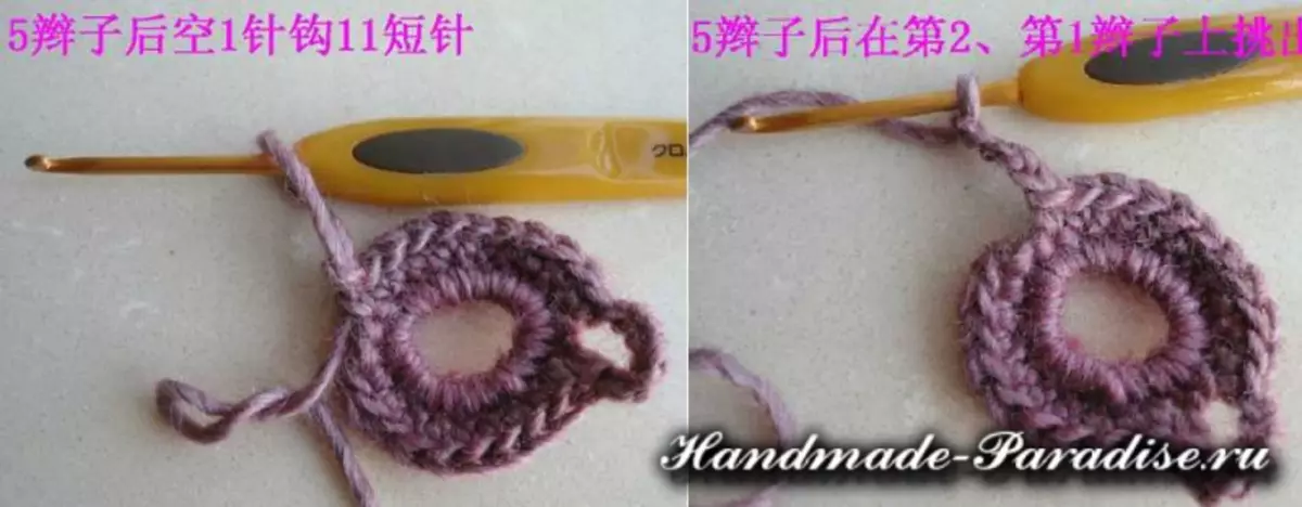 Flower Shawl Crochet. Masterklasse