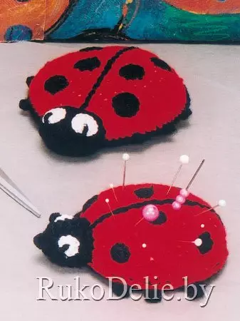 I-Ladybug Crochet: Izikim ezinenkcazo yenkqubo kunye nevidiyo