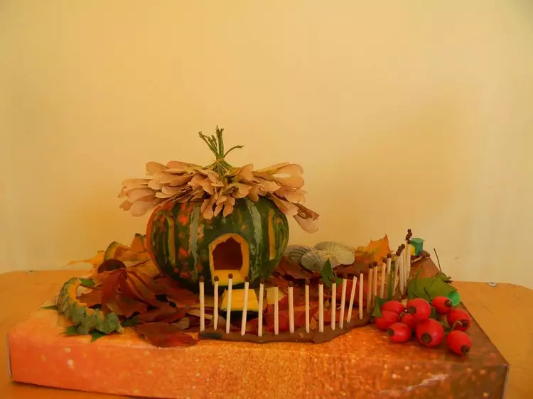 Есенски занаети од тиква го прават тоа сами (44 фотографии)