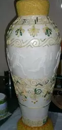 بیرونی vases - یہ خود کاسٹ مواد سے کرو