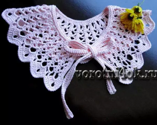 Crochet Collar: স্কিম এবং ভিডিও সঙ্গে ম্যাসেড ক্লাস