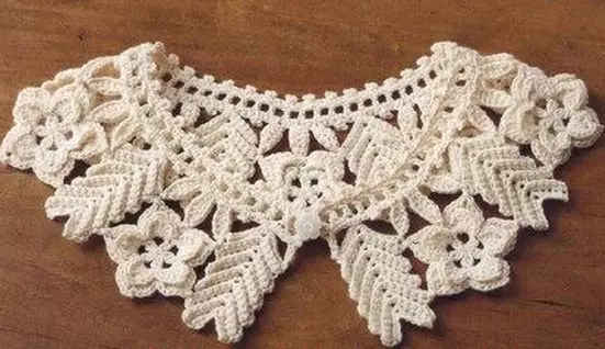 Collier de crochet: classe de maste avec des schémas et une vidéo