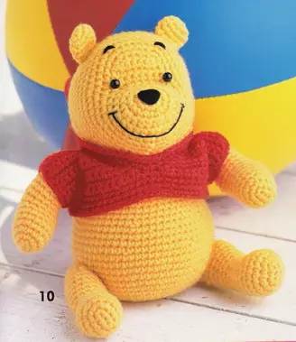 Winnie Pooh Crochet: Gulu la Master Plassion ndi mafotokozedwe ndi njira