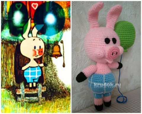 Winnie Pooh Crochet: Master Class, jossa kuvaus ja järjestelmät
