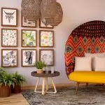 Estilo africano no interior: todo