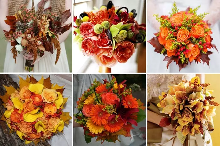 秋季工藝品：秋季花束的10個想法（33張）