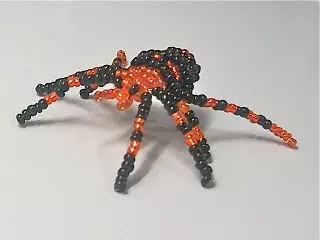 Αράχνη χάντρες με ένα σχέδιο και περιγραφή για αρχάριους