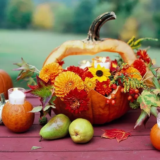 Autumn basket: a few ideas for crafts from natural materials