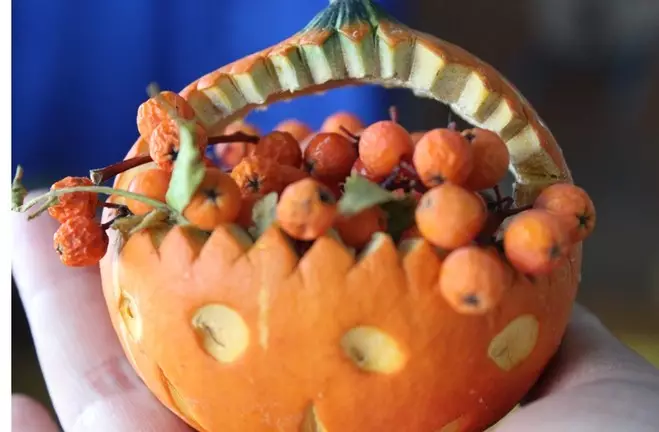 秋季籃子：自然材料的工藝品的一些想法